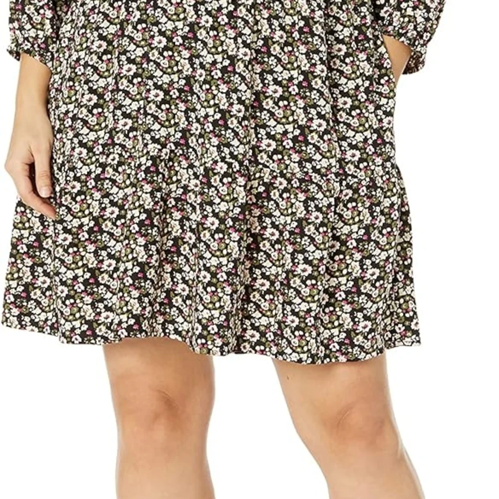 Floral Black Dress - Picture 4 of 8